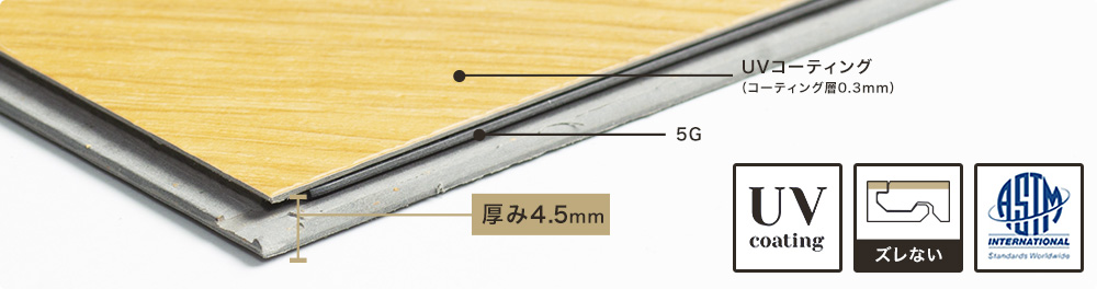 はめ込み式床材 ClickOnプレミアム フレンチヘリンボーン リアルな木目のおしゃれなヘリンボーン柄は横935mm縦150mm厚み5.5mm