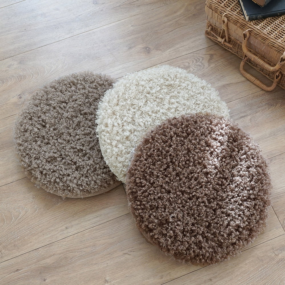 超極厚プードル調ボリュームチェアパッド