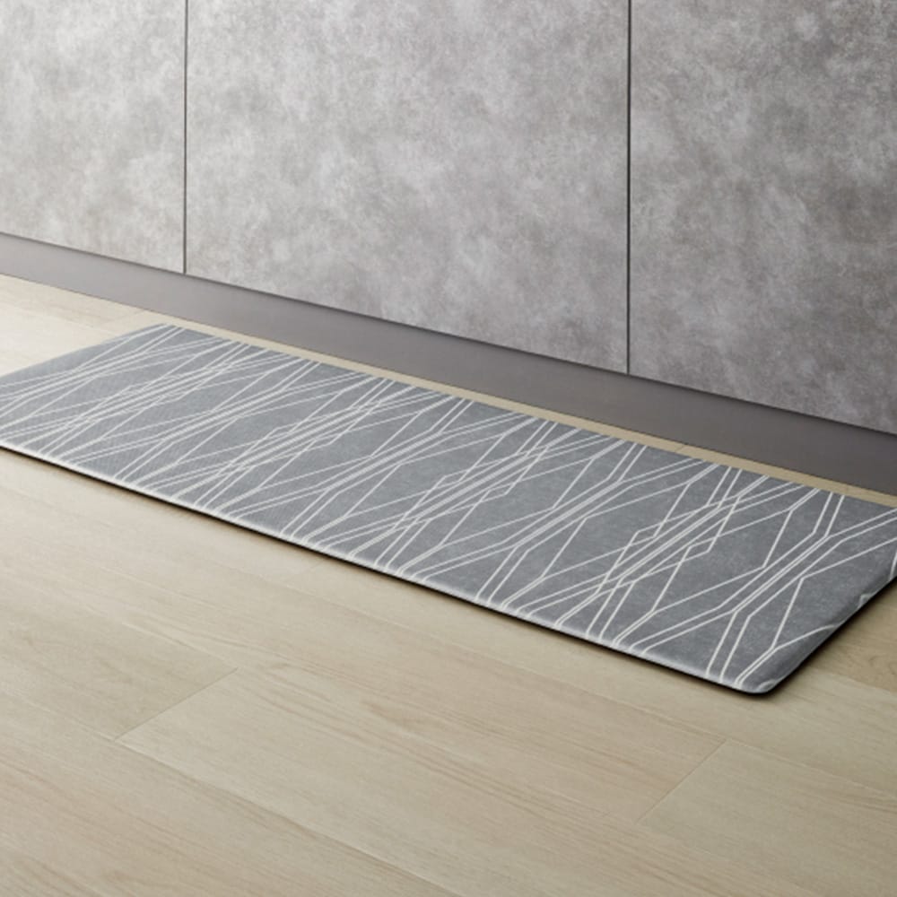 拭けるキッチンマット