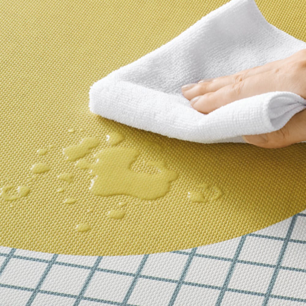 お手入れ簡単拭けるキッチンマット