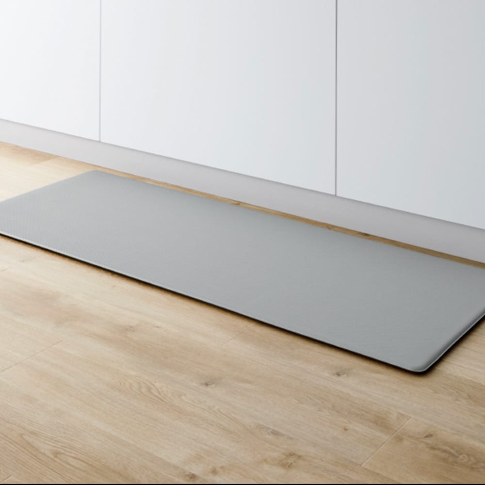 拭けるキッチンマット