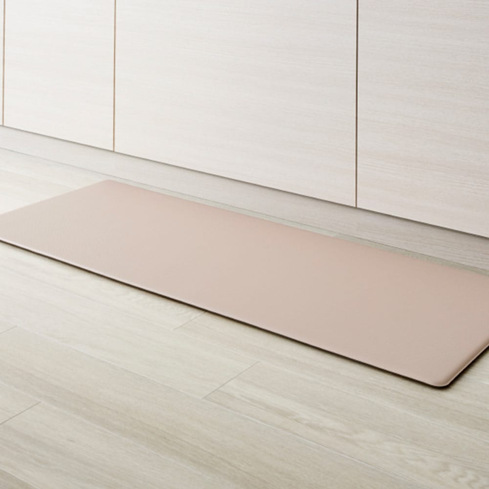 拭けるキッチンマット