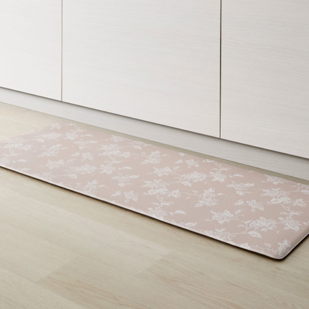 拭けるキッチンマット