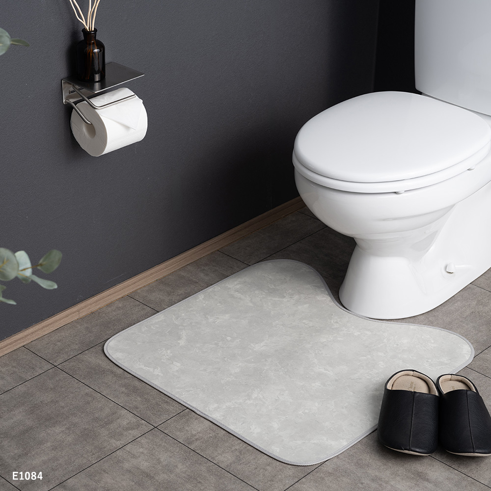 撥水・抗菌 拭けるクッションフロアトイレマット フラット仕上げ