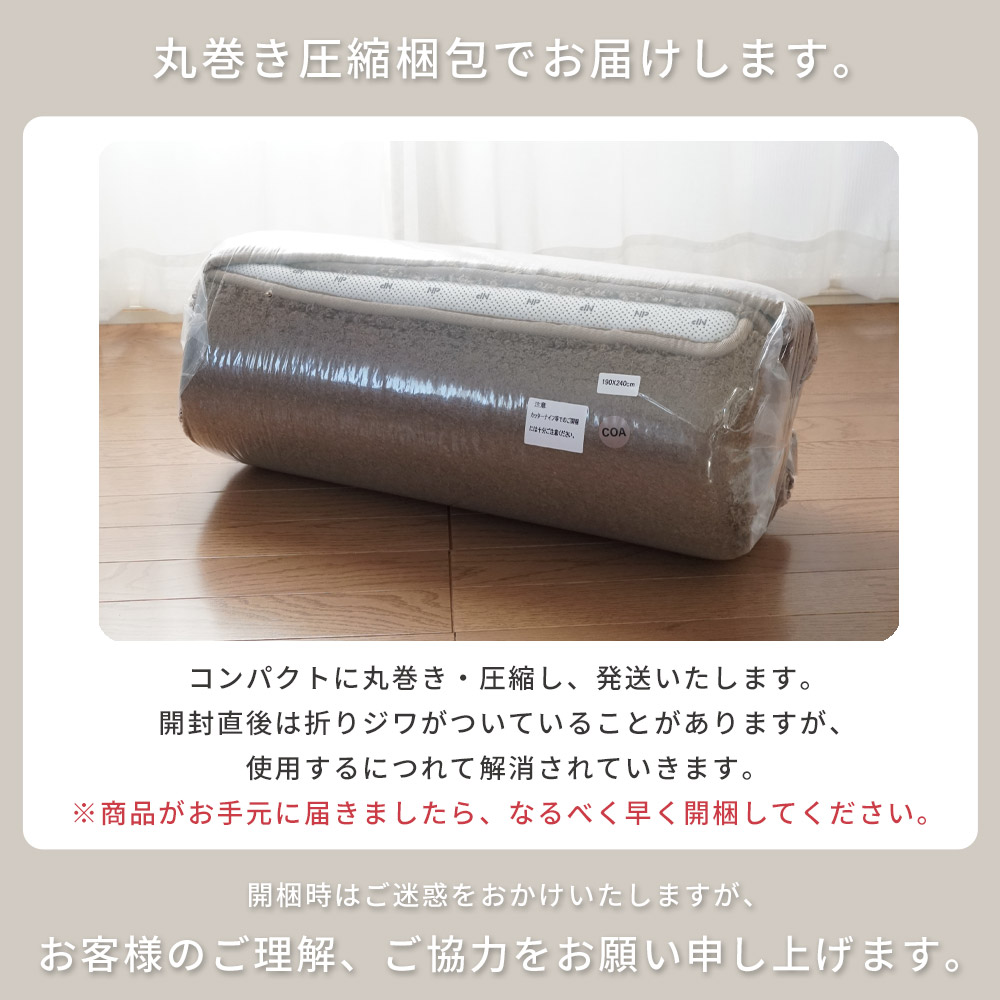 まるでプードルのようなふわふわボリューム「超極厚プードル調ボリュームラグ」