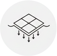 賃貸OK 置くだけ簡単 吸着フロアタイル FIOLIO・フィオリオ 裏面吸着