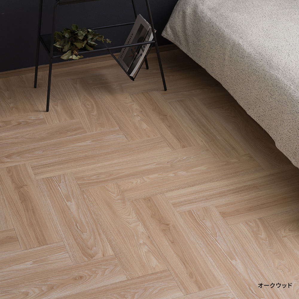 賃貸OK 置くだけ簡単 吸着フロアタイル FIOLIO・フィオリオ 施工例