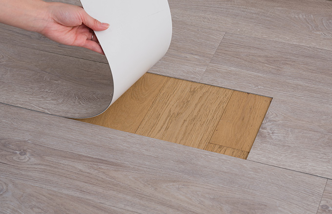 賃貸OK 置くだけ簡単 吸着フロアタイル FIOLIO・フィオリオ 部分的に交換可能