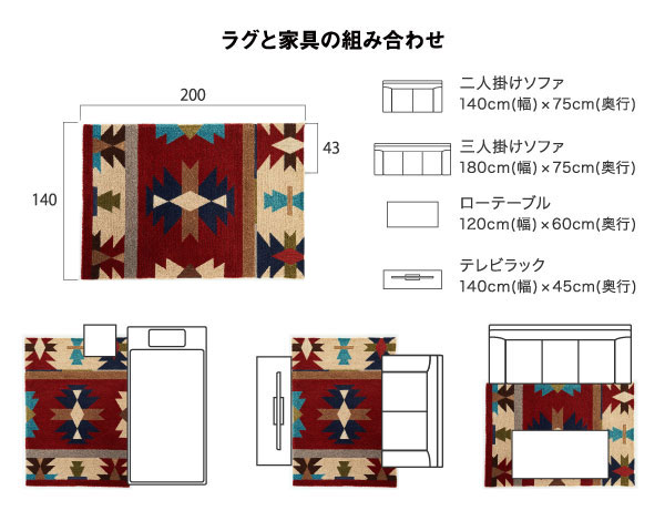 ソフィア ラグ